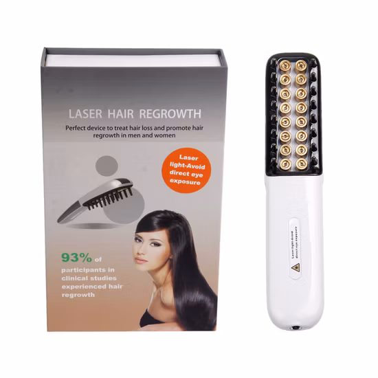 Tratamiento anticaída del cabello Peine láser Productos para el crecimiento rápido del cabello Equipo de belleza útil